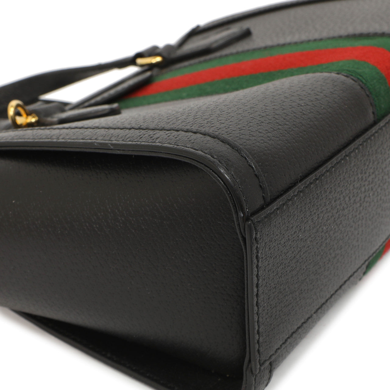 Exclusive Gucci Black Calfskin Small Ophidia Tote — Lifestyle View