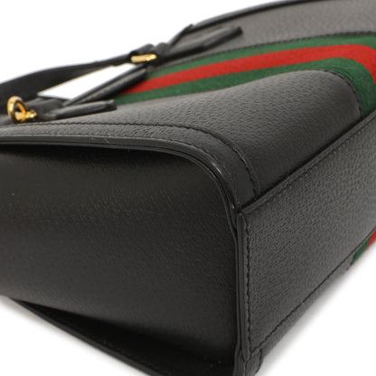 Exclusive Gucci Black Calfskin Small Ophidia Tote — Lifestyle View