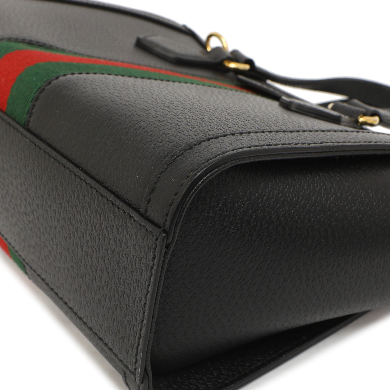 Exclusive Gucci Black Calfskin Small Ophidia Tote — Alternate View 7