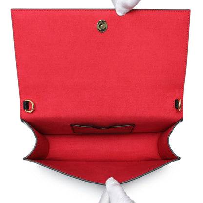 Exclusive Alexander McQueen Skull Embellished Embossed Top Handle Bag — Top View