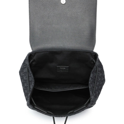 Exclusive Christian Dior Black Oblique Saddle Backpack — Alternate View 8