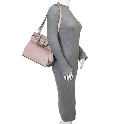Exclusive Valentino Mauve Pebbled Calfskin Medium Joylock Satchel — Alternate View 17