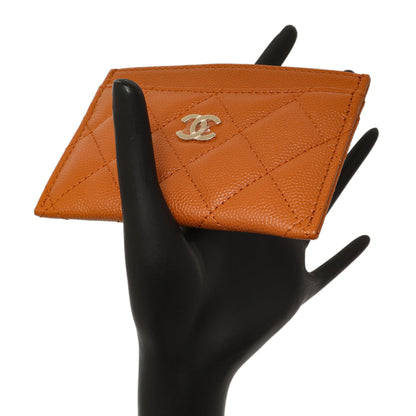 Exclusive Chanel Caramel Quilted Caviar Card Holder — Alternate View 7