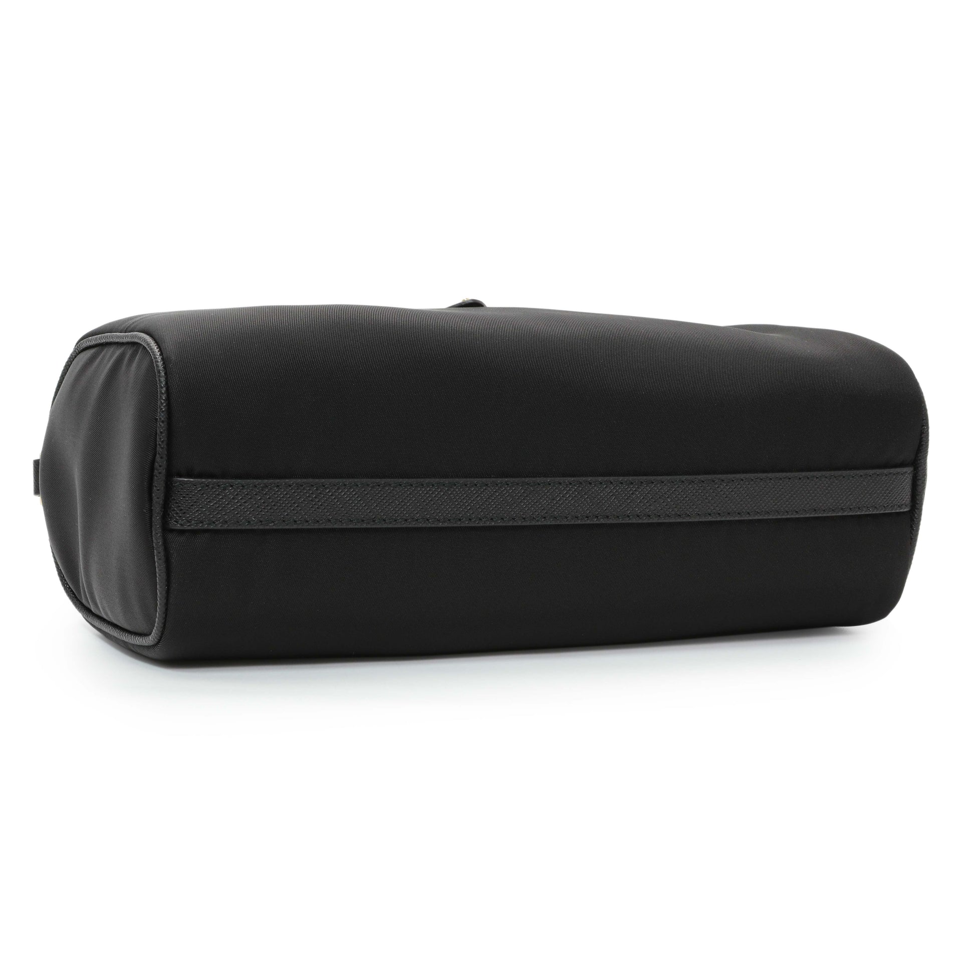 Exclusive Prada Black Re-Nylon Pouch Shoulder Bag — Back View