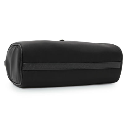 Exclusive Prada Black Re-Nylon Pouch Shoulder Bag — Back View