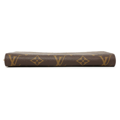 Exclusive Louis Vuitton Monogram Fuchsia Zippy Wallet — Back View