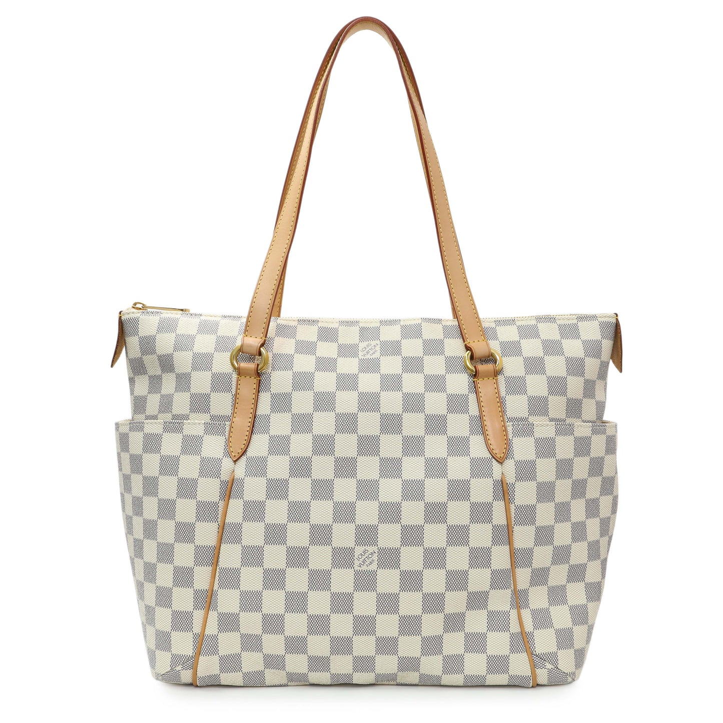 Exclusive Louis Vuitton Damier Azur Totally MM — Front View