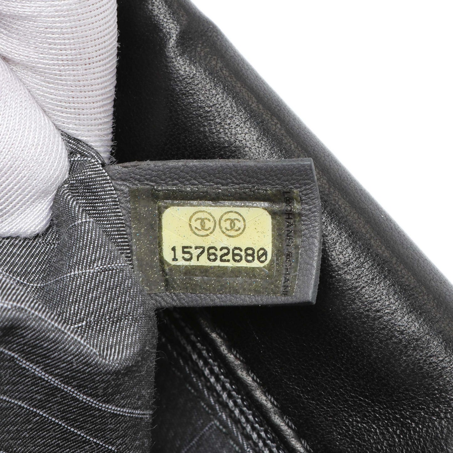 Exclusive Chanel Black Lambskin Quilted Medium Westminster Pearl Flap — Lifestyle View