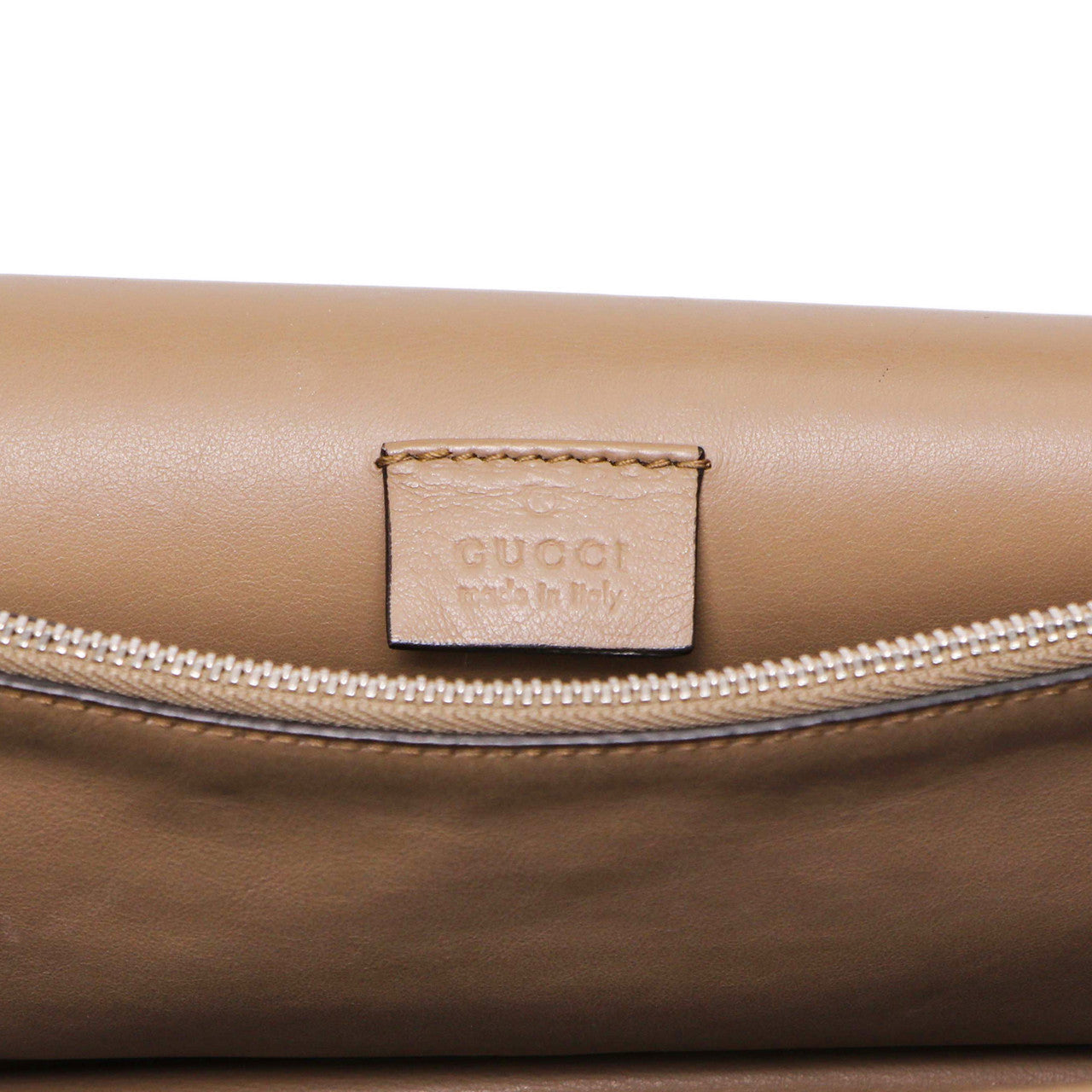 Exclusive Gucci Taupe Suede Small Dionysus Shoulder Bag — Detail View