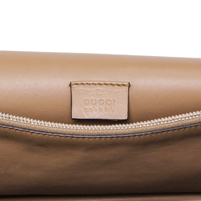 Exclusive Gucci Taupe Suede Small Dionysus Shoulder Bag — Detail View