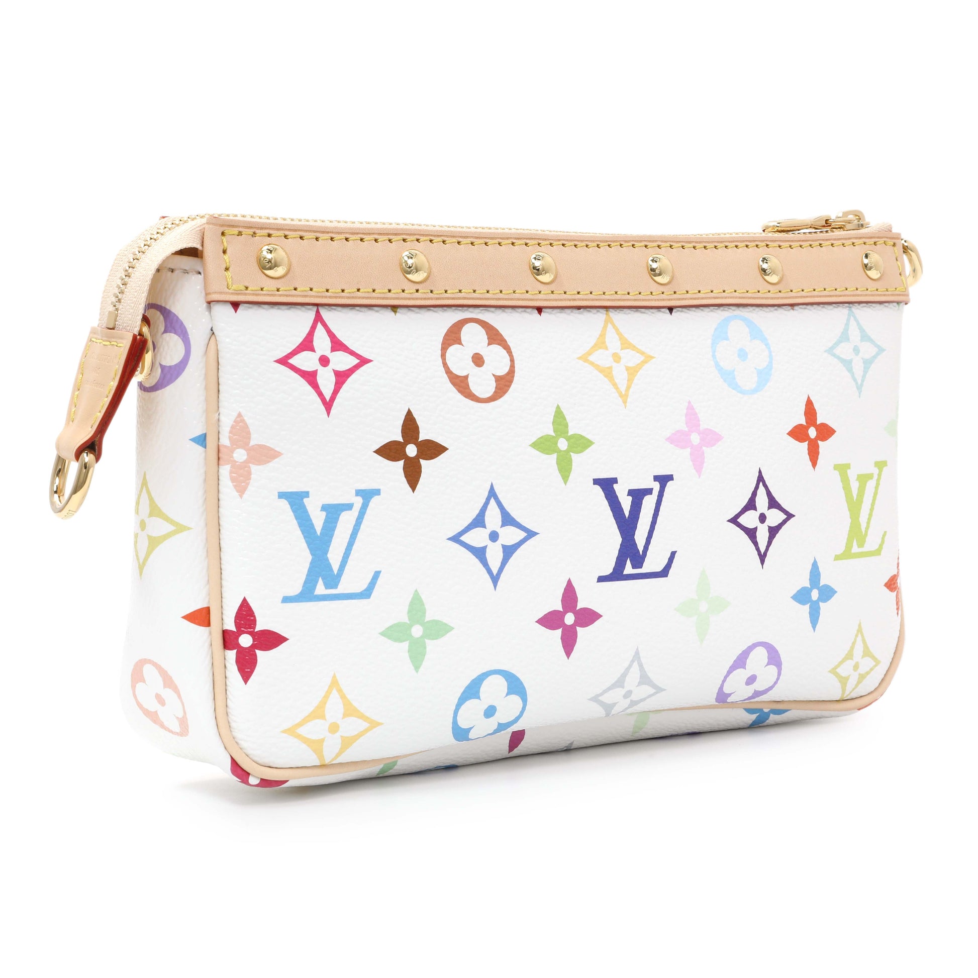 Exclusive Louis Vuitton LV X TM Monogram Multicolor Pochette Accessories — Side View