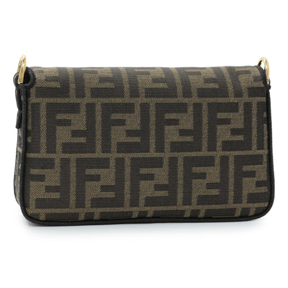 Exclusive Fendi Fabric Jacquard FF 1974 Mini Baguette — Side View