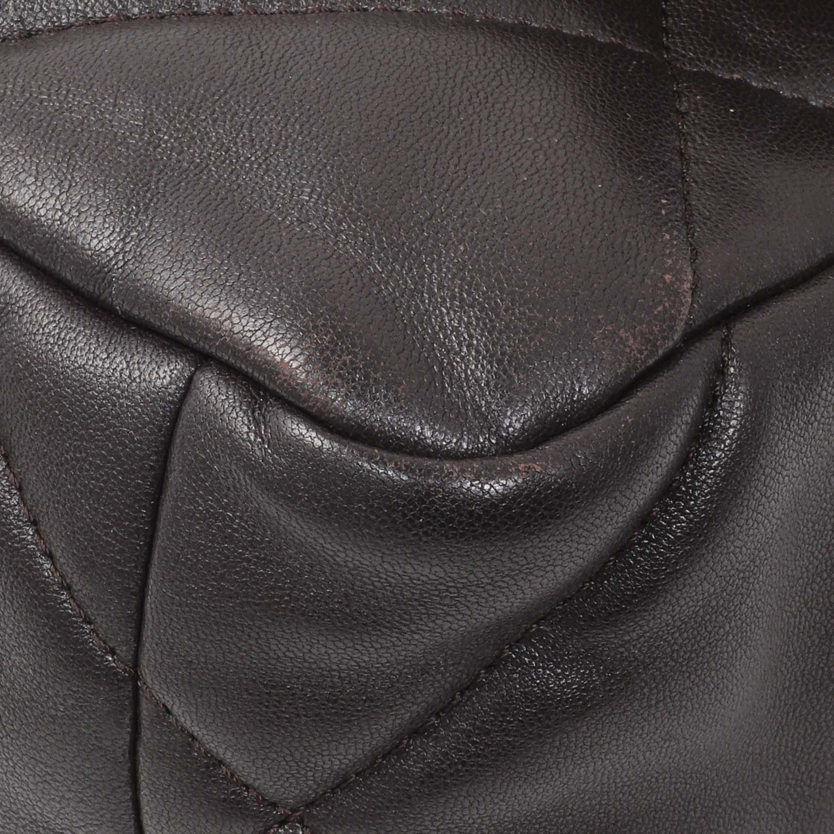 Exclusive Chanel Brown Quilted Lambskin Medium Chanel 19 Flap — Lifestyle View