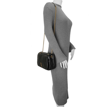 Exclusive Saint Laurent Black Lambskin Matelasse Monogram Small Jamie 4.3 — Alternate View 7
