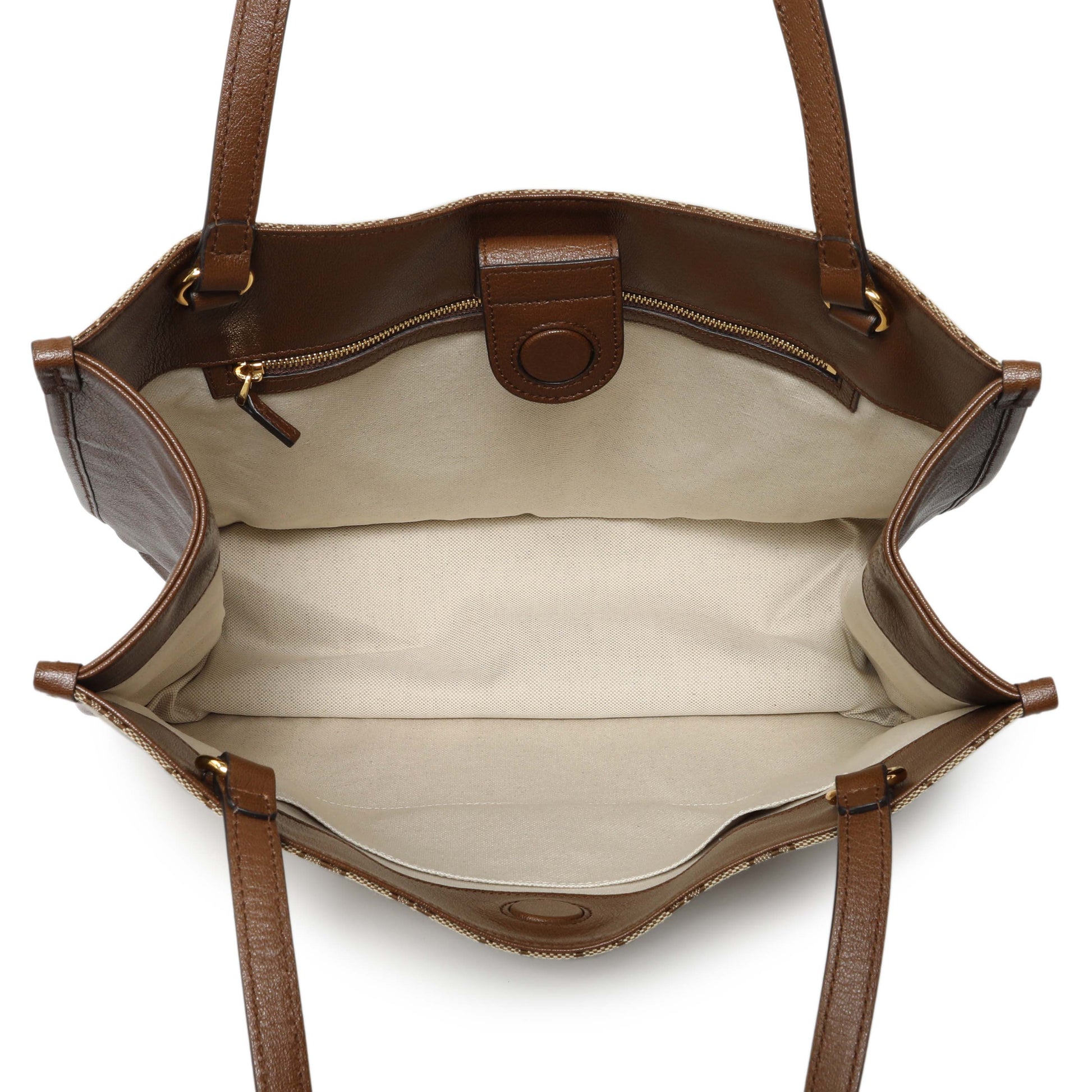 Exclusive Gucci Monogram Horsebit 1955 Tote Bag — Top View