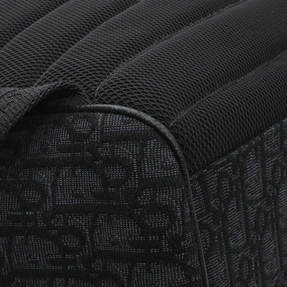 Exclusive Christian Dior Black Oblique Saddle Backpack — Lifestyle View