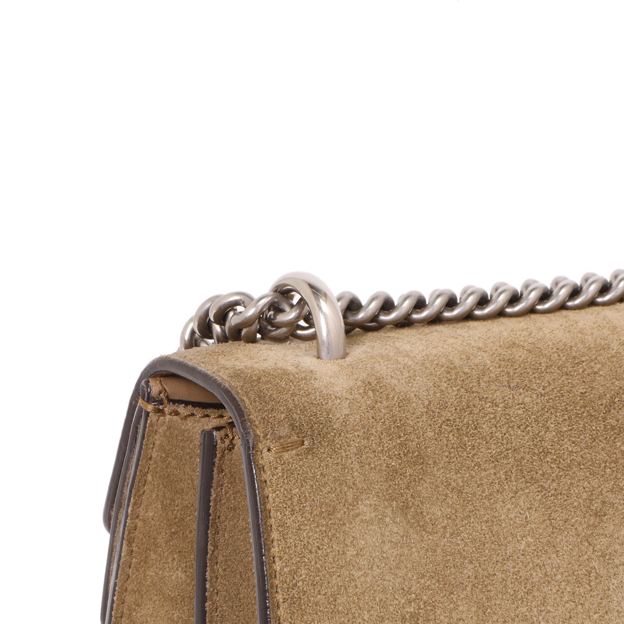 Exclusive Gucci Taupe Suede Small Dionysus Shoulder Bag — Alternate View 7