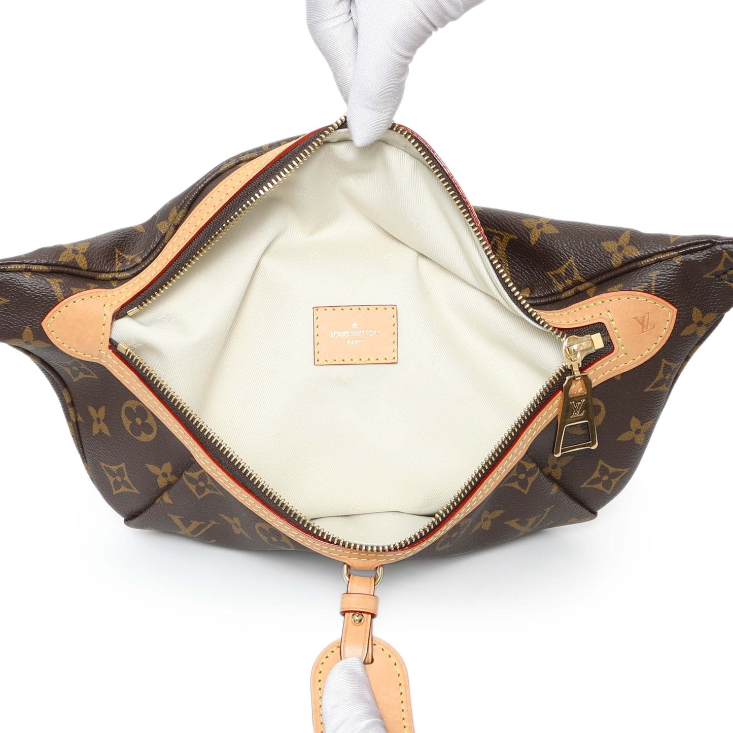 Exclusive Louis Vuitton Monogram High Rise Bumbag — Top View