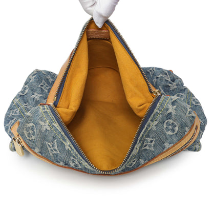 Exclusive Louis Vuitton Blue Monogram Denim Baggy PM — Alternate View 8