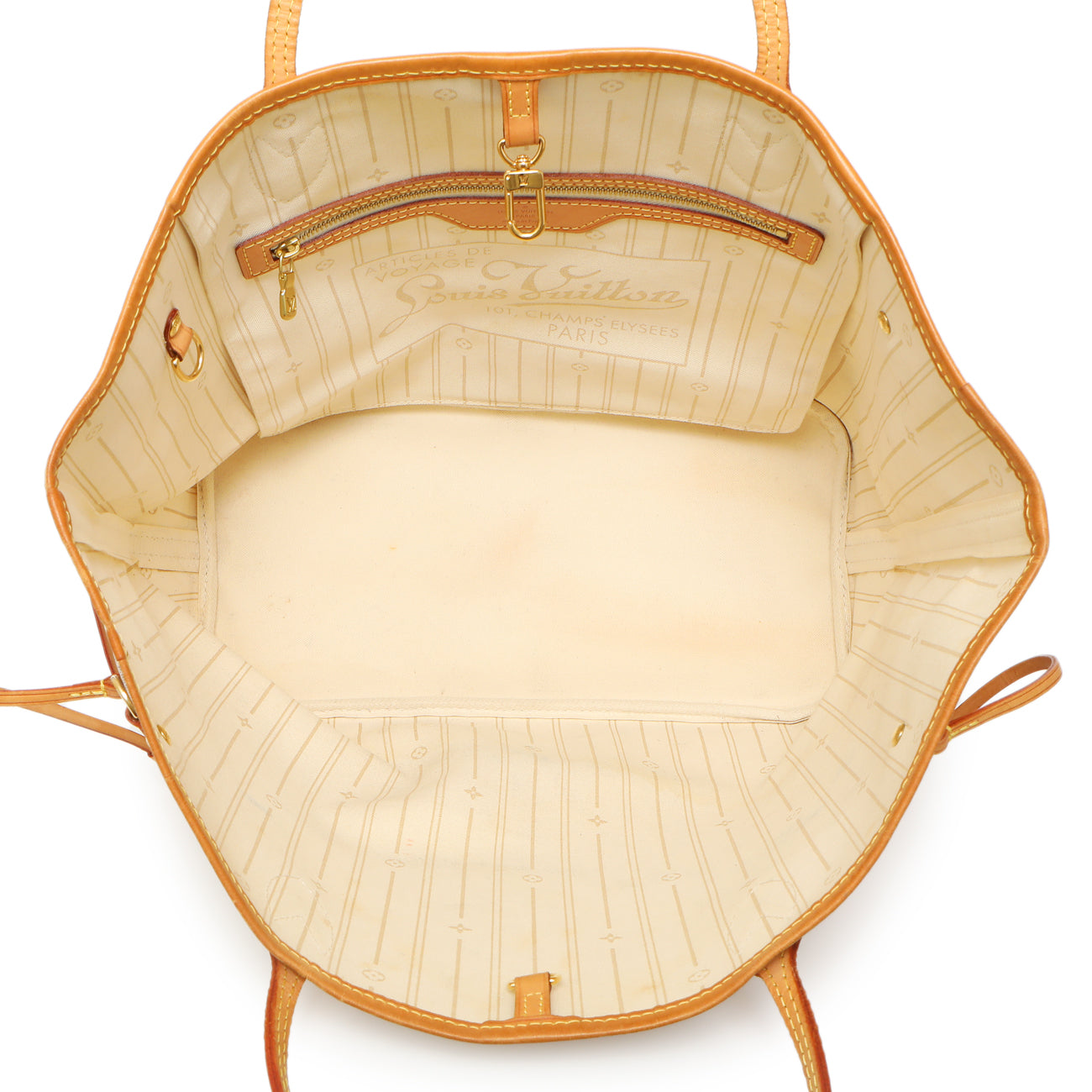Exclusive Louis Vuitton Damier Azur Neverfull MM — Alternate View 8
