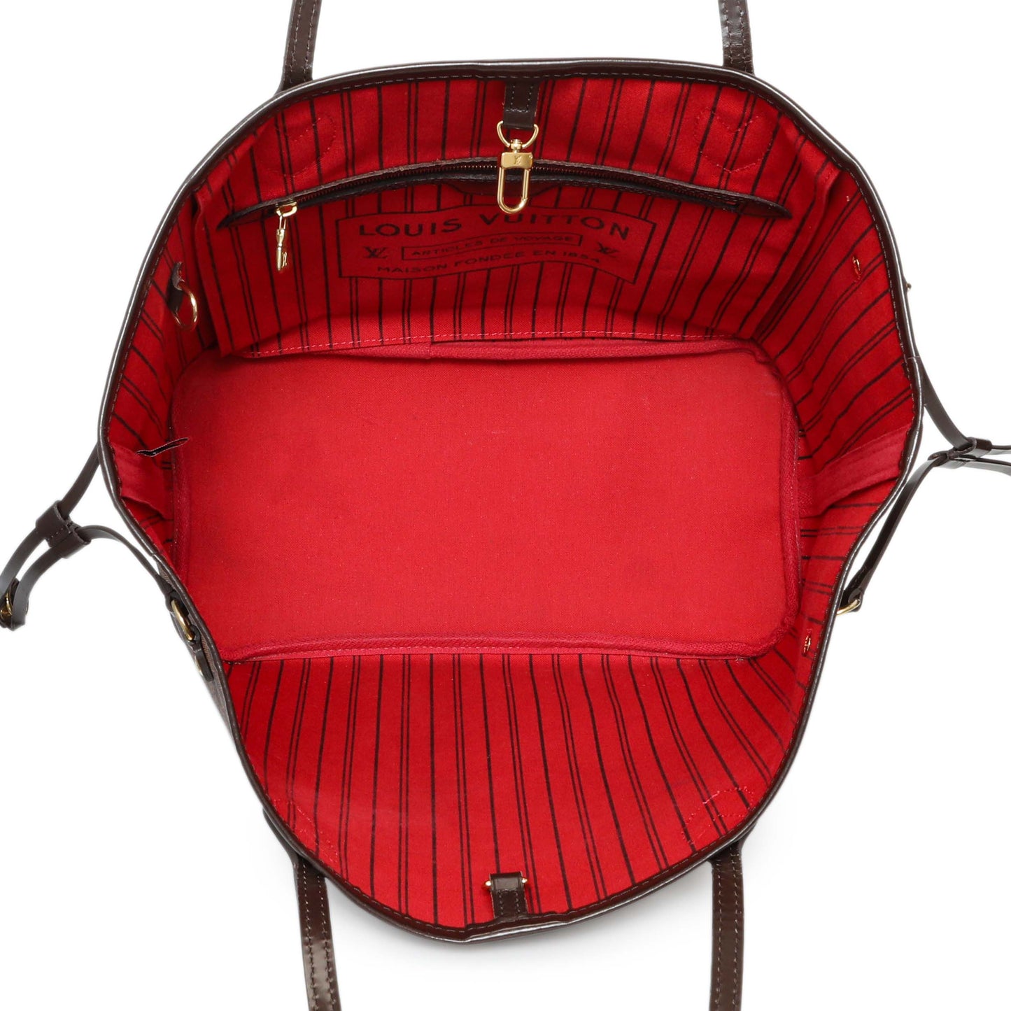 Exclusive Louis Vuitton Damier Ebene Neverfull MM — Alternate View 8