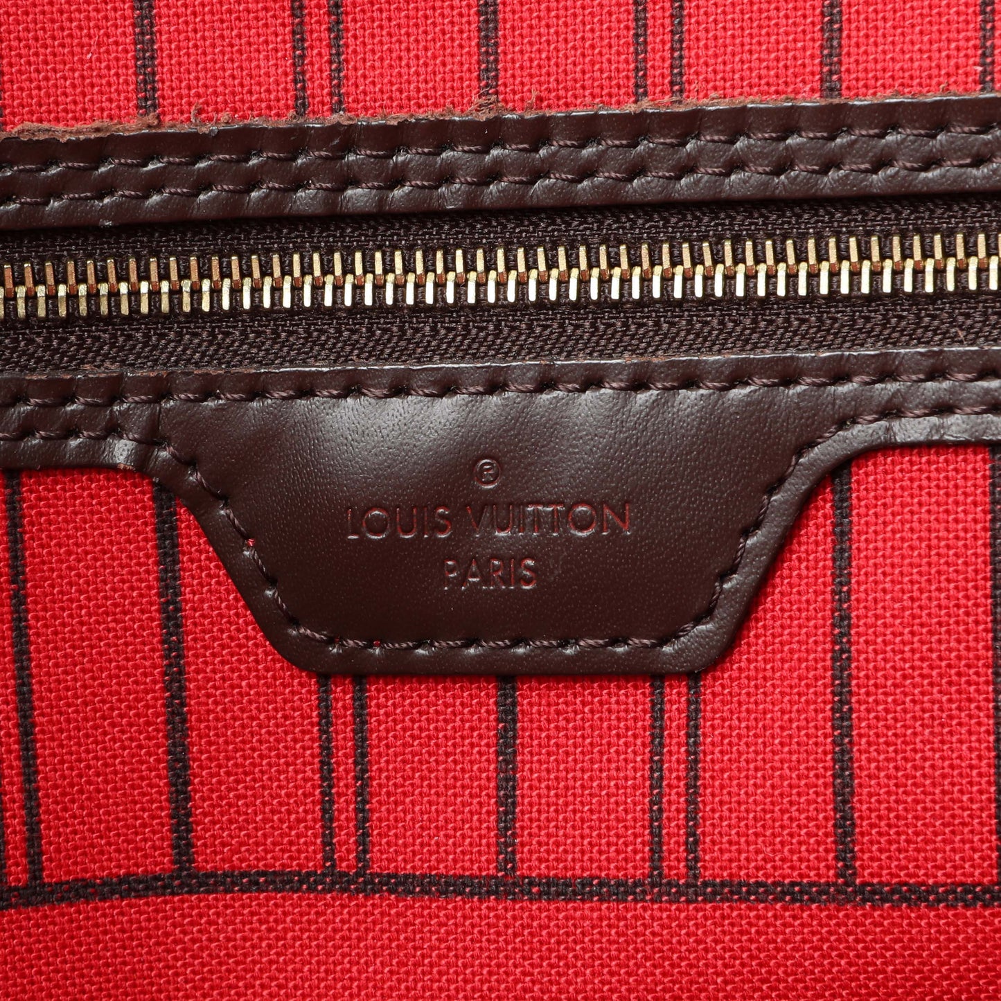 Exclusive Louis Vuitton Damier Ebene Neverfull MM — Alternate View 9