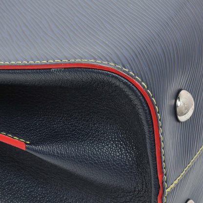 Exclusive Louis Vuitton Indigo Epi Twist Tote — Top View