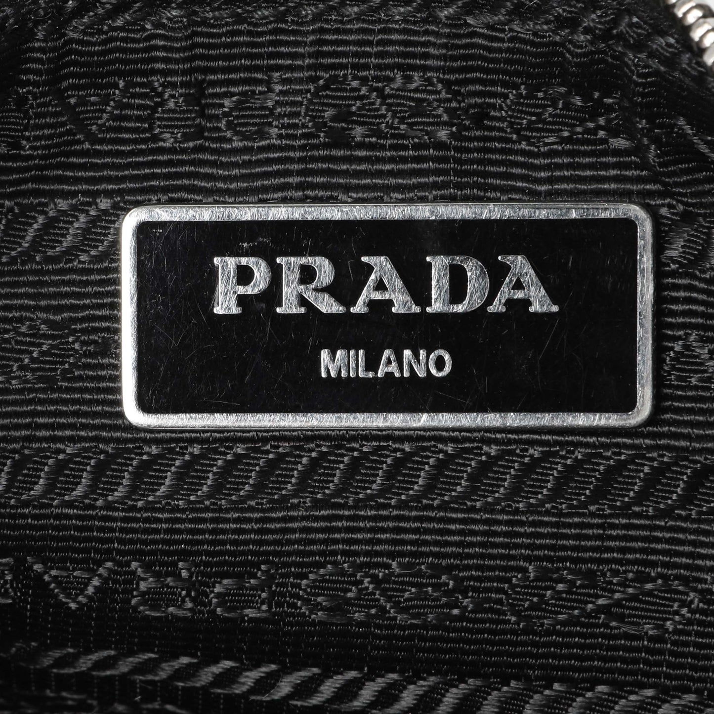 Exclusive Prada Black Re-Nylon Saffiano Double Pouch Shoulder Bag — Alternate View 9