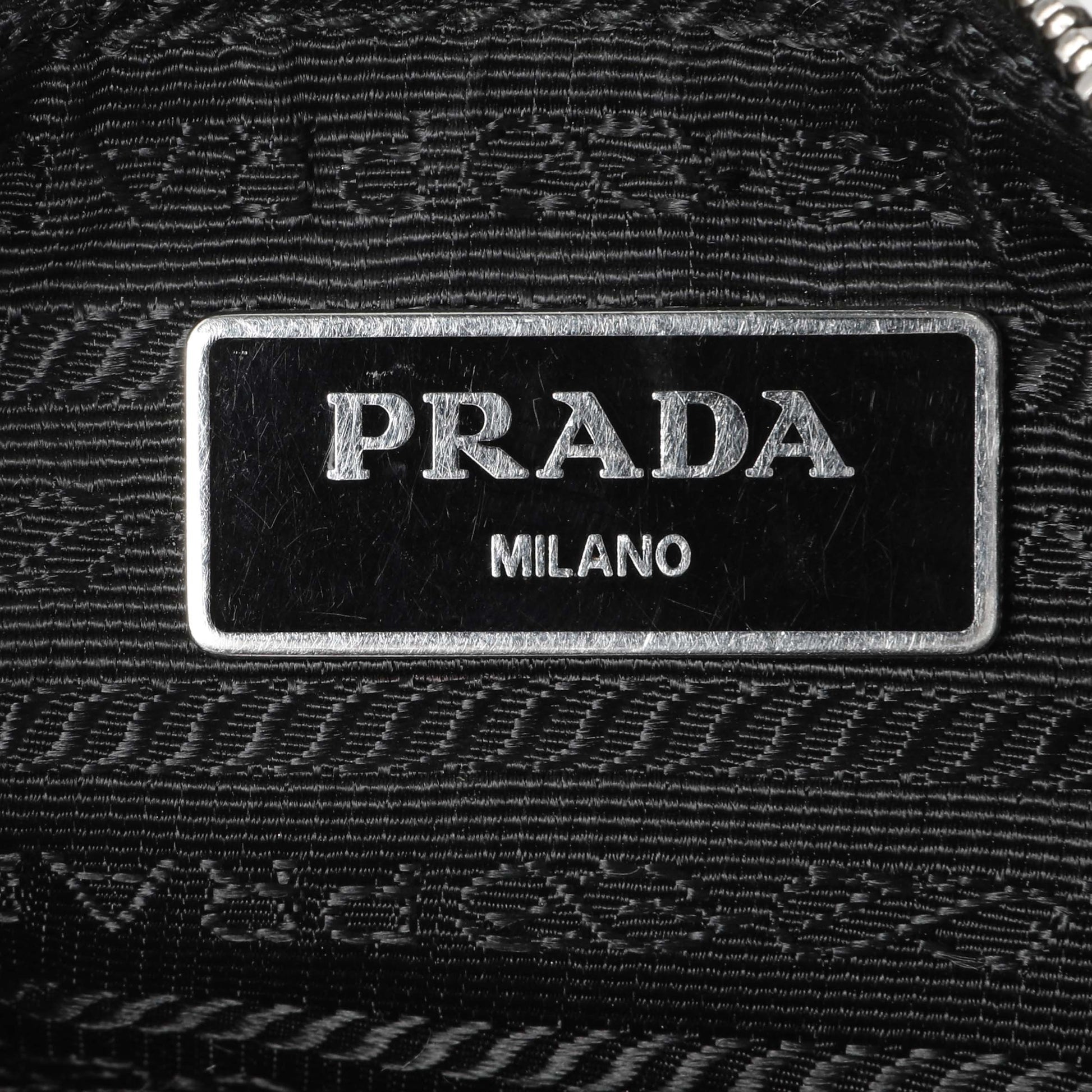 Exclusive Prada Black Re-Nylon Saffiano Double Pouch Shoulder Bag — Alternate View 9