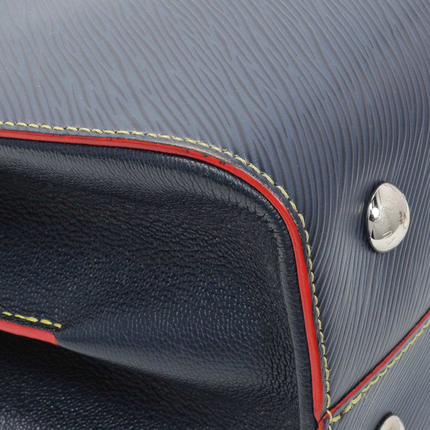Exclusive Louis Vuitton Indigo Epi Twist Tote — Lifestyle View