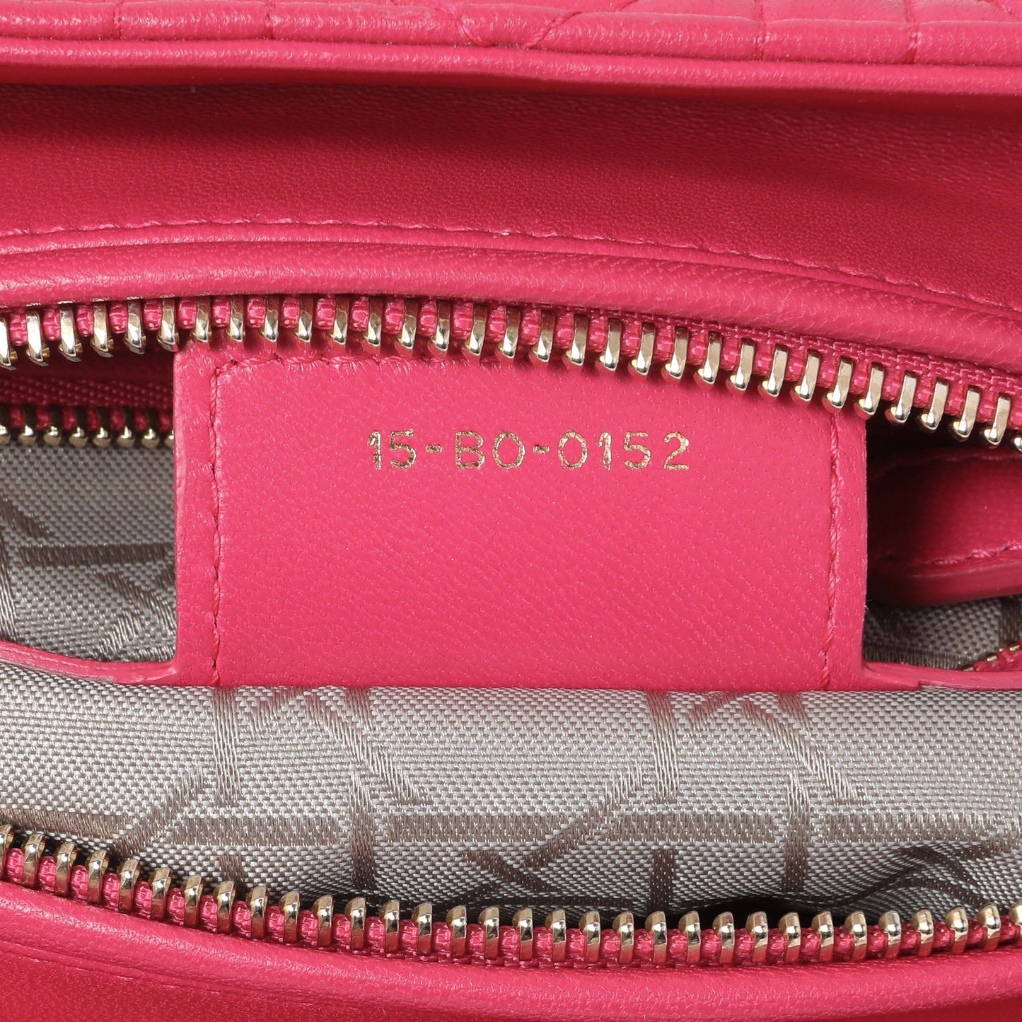 Exclusive Christian Dior Pink Lambskin Cannage Medium Lady Dior — Alternate View 14