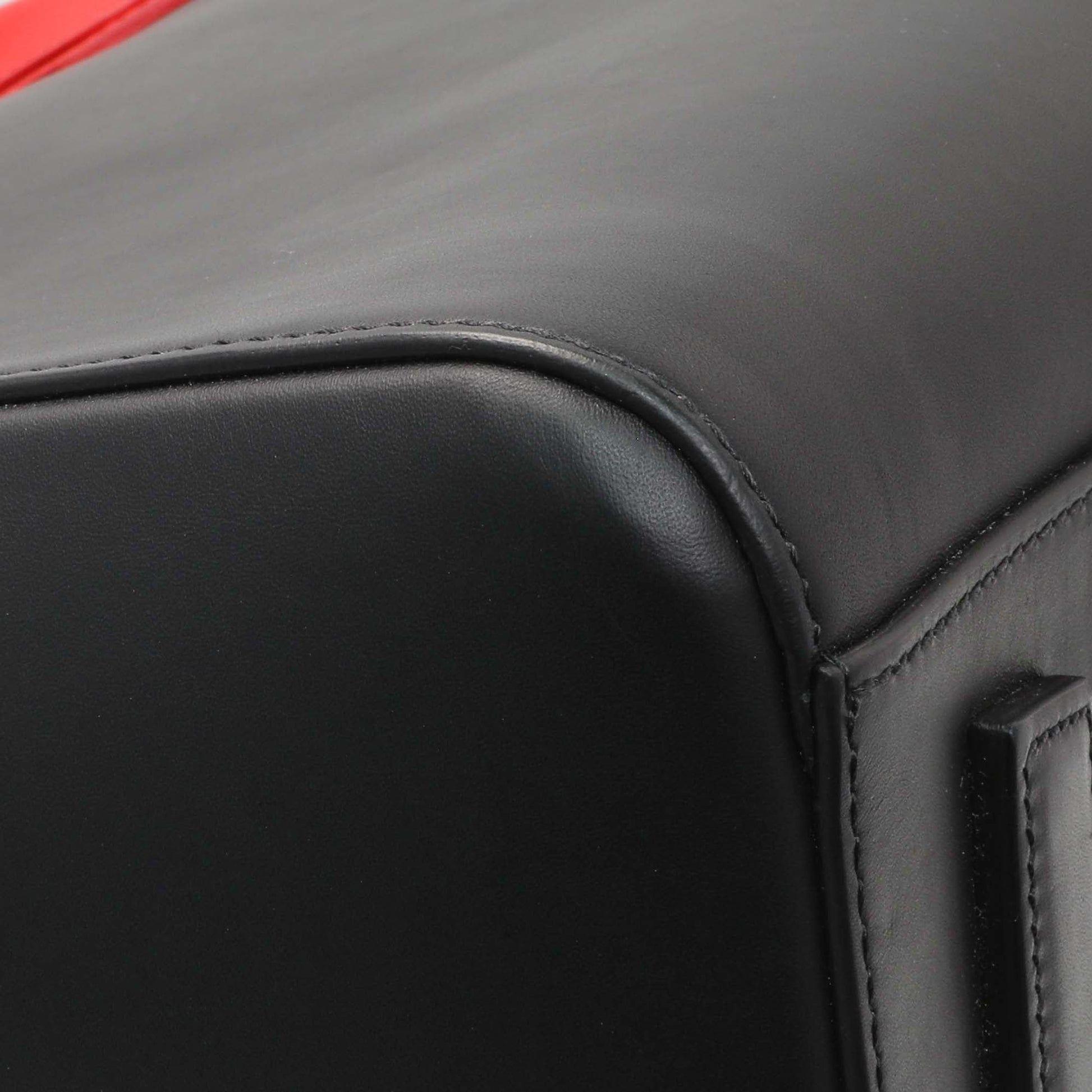 Exclusive Givenchy Black Red Calfskin Medium Antigona Tote — Lifestyle View