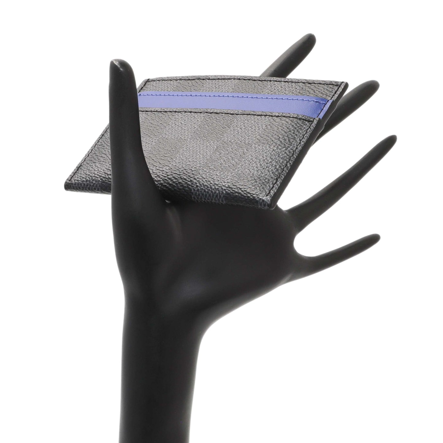 Exclusive Louis Vuitton Damier Graphite Double Card Holder — Lifestyle View