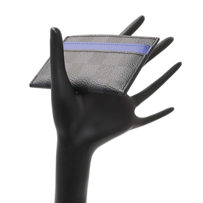 Exclusive Louis Vuitton Damier Graphite Double Card Holder — Lifestyle View
