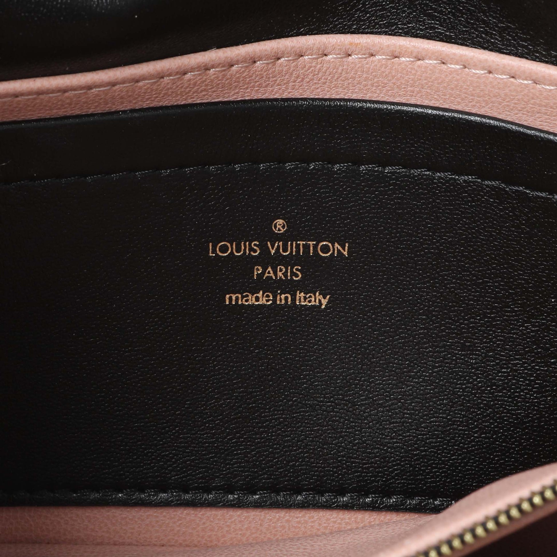Exclusive Louis Vuitton Black Lambskin Embossed Monogram Pochette Coussin Crossbody — Alternate View 9