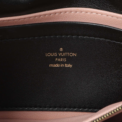 Exclusive Louis Vuitton Black Lambskin Embossed Monogram Pochette Coussin Crossbody — Alternate View 9