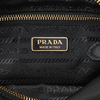 Exclusive Prada Black Re-Nylon Pouch Shoulder Bag — Detail View