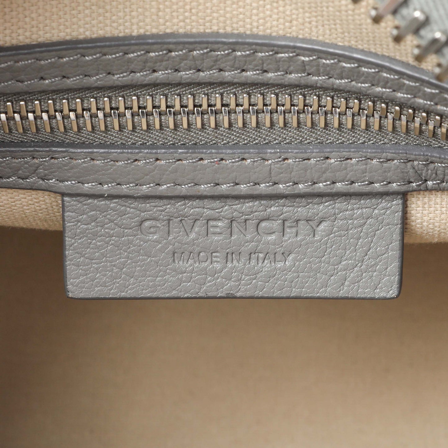 Exclusive Givenchy Grey Sugar Goatskin Antigona Mini — Alternate View 9