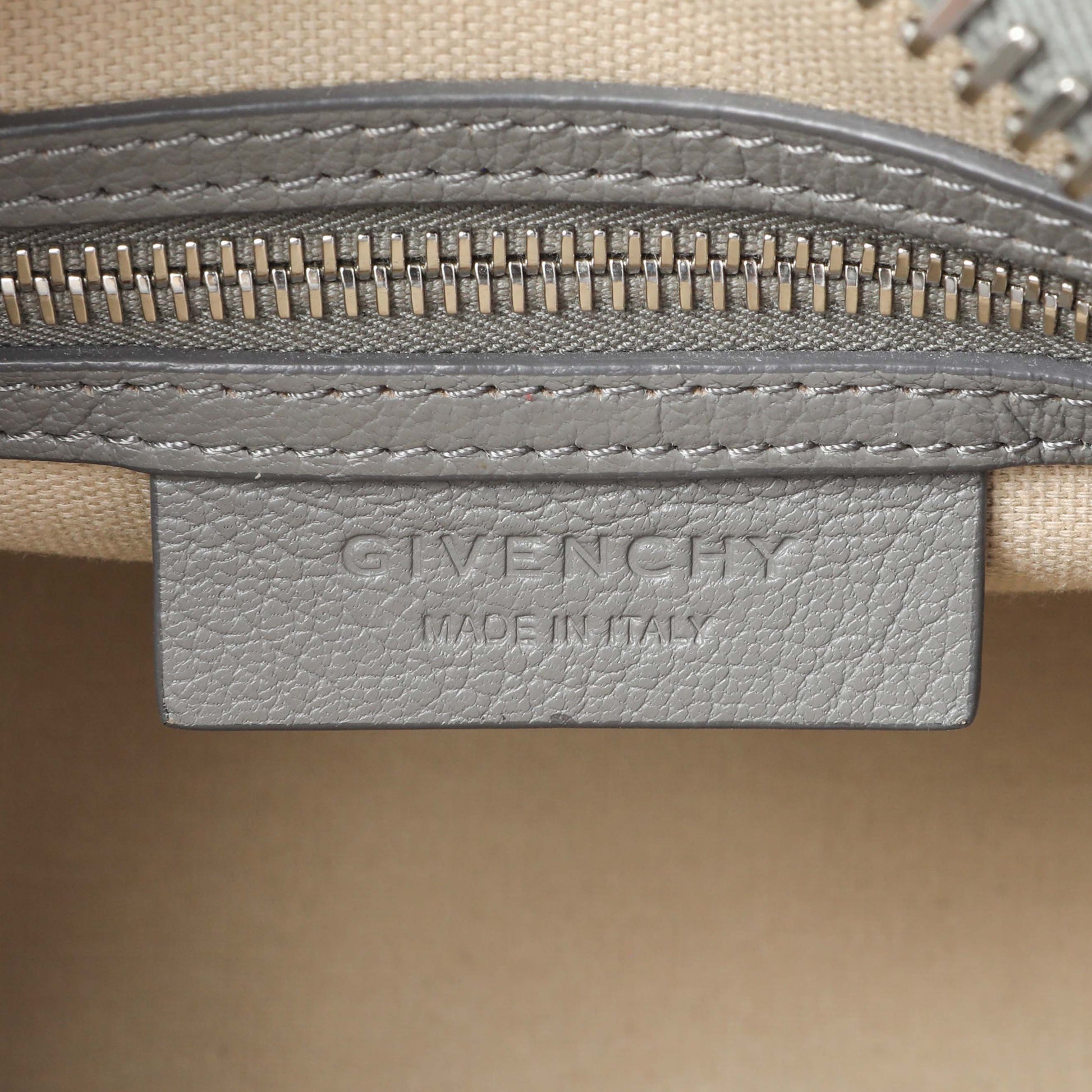 Exclusive Givenchy Grey Sugar Goatskin Antigona Mini — Alternate View 9