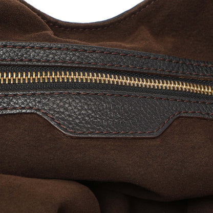 Exclusive Louis Vuitton Black Monogram Mahina L — Detail View