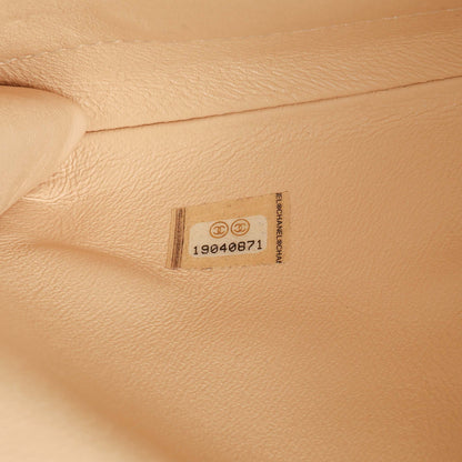 Exclusive Chanel Beige Quilted Caviar Clutch With Chain Flap — Alternate View 7