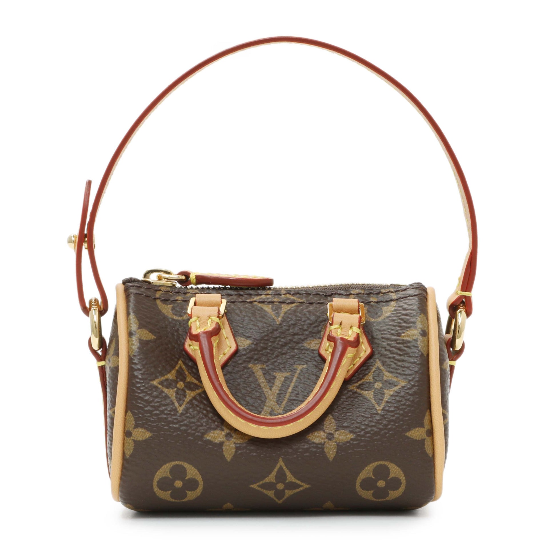 Exclusive Louis Vuitton Monogram Speedy Bag Charm — Front View