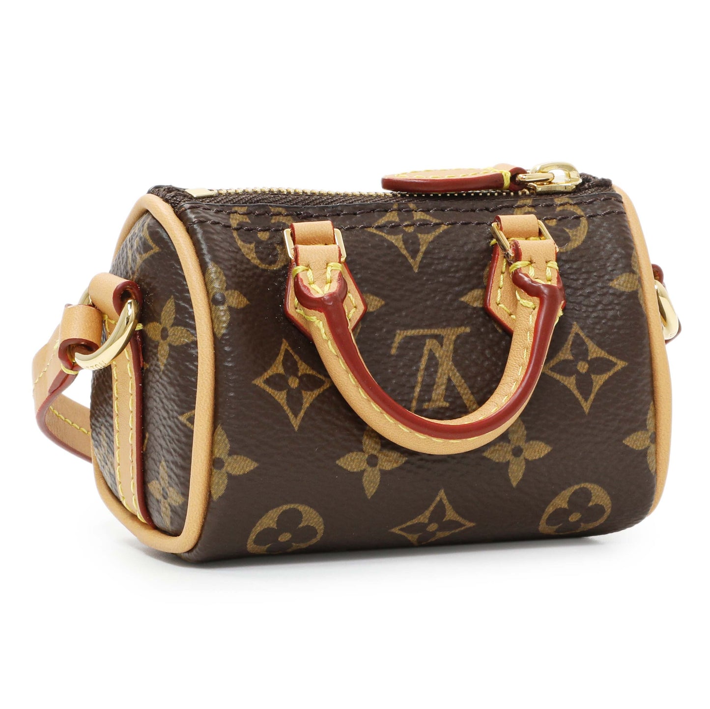 Exclusive Louis Vuitton Monogram Speedy Bag Charm — Side View