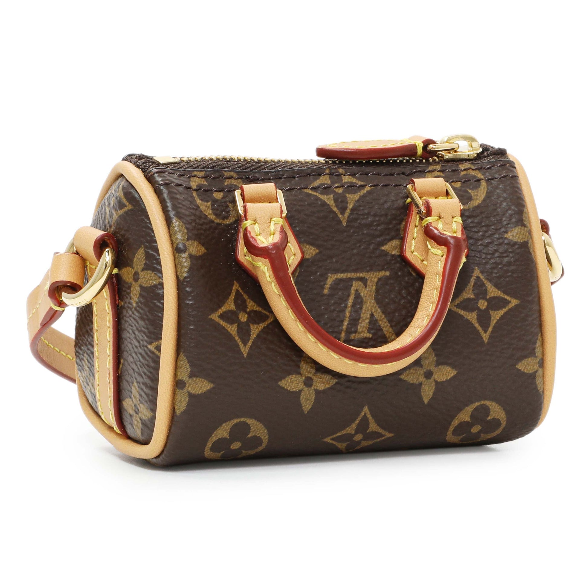 Exclusive Louis Vuitton Monogram Speedy Bag Charm — Side View