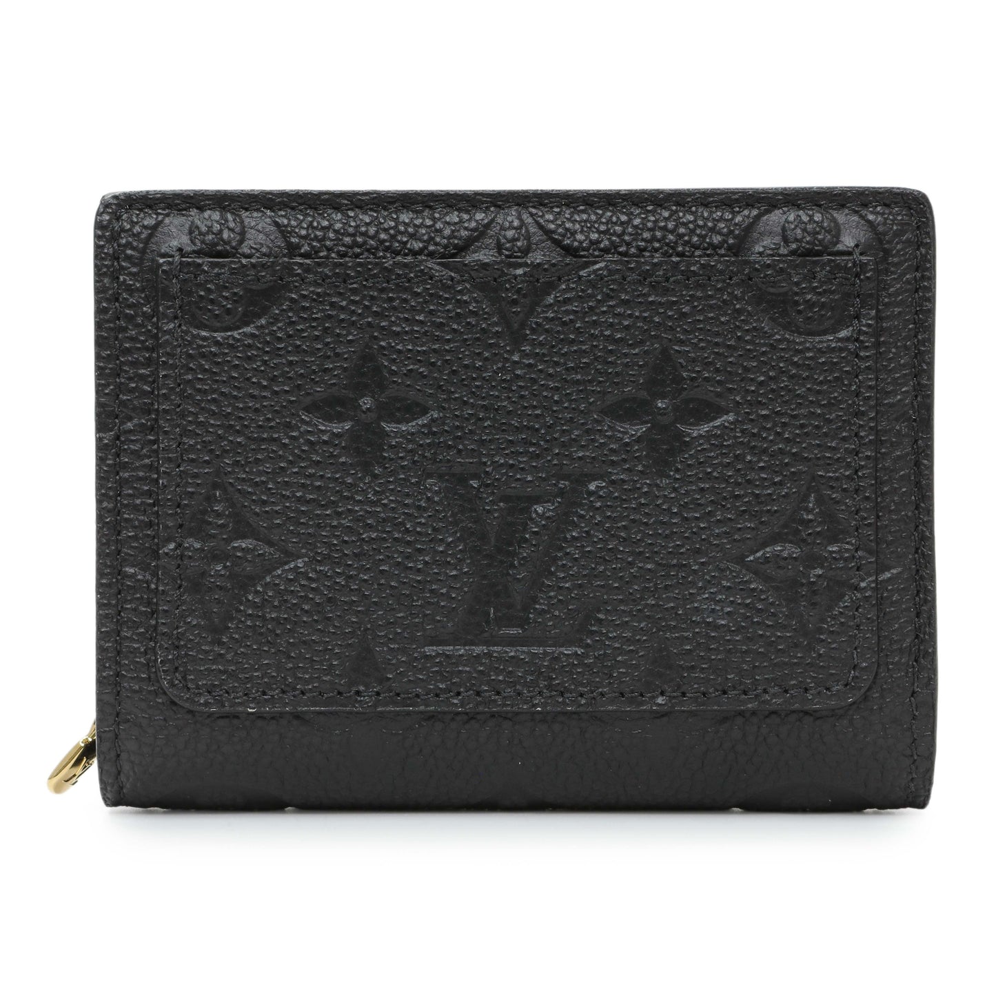 Exclusive Louis Vuitton Black Empreinte Clea Wallet — Side View