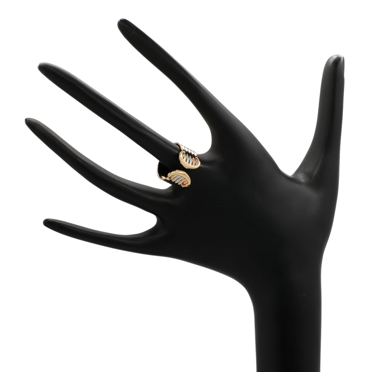 Exclusive Cartier 18K Vintage C de Cartier Ring — Back View