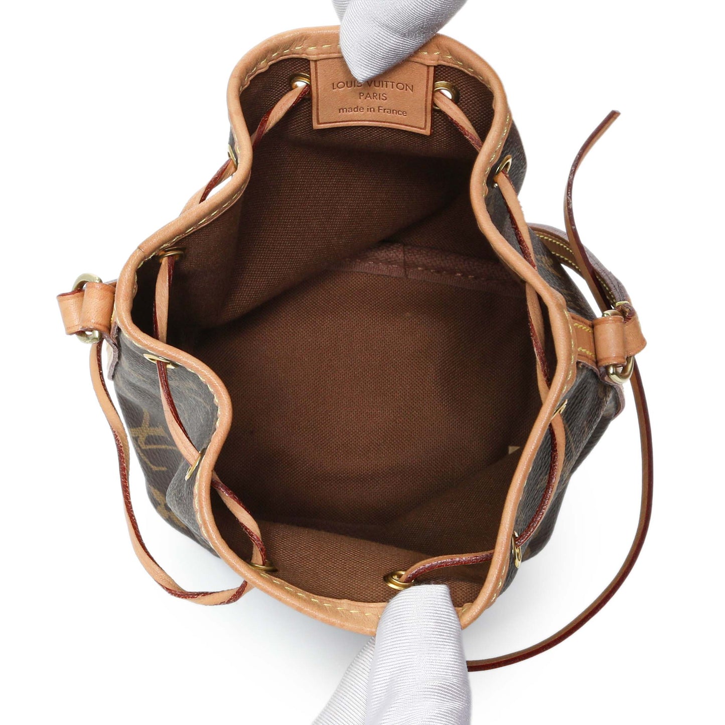 Exclusive Louis Vuitton Monogram Nano Noe — Top View