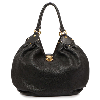 Exclusive Louis Vuitton Black Monogram Mahina L — Front View