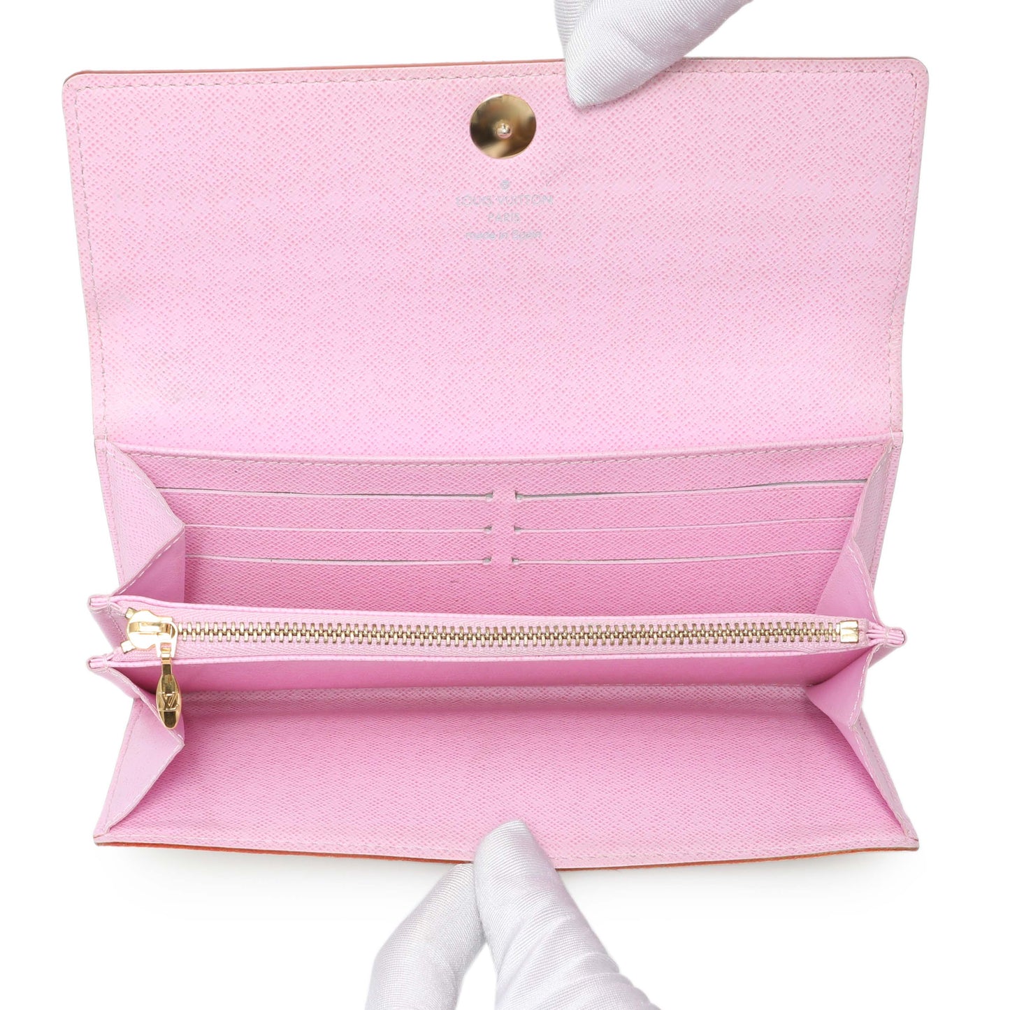 Exclusive Louis Vuitton White Multicolor Sarah Wallet — Alternate View 8