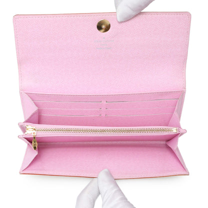Exclusive Louis Vuitton White Multicolor Sarah Wallet — Alternate View 8